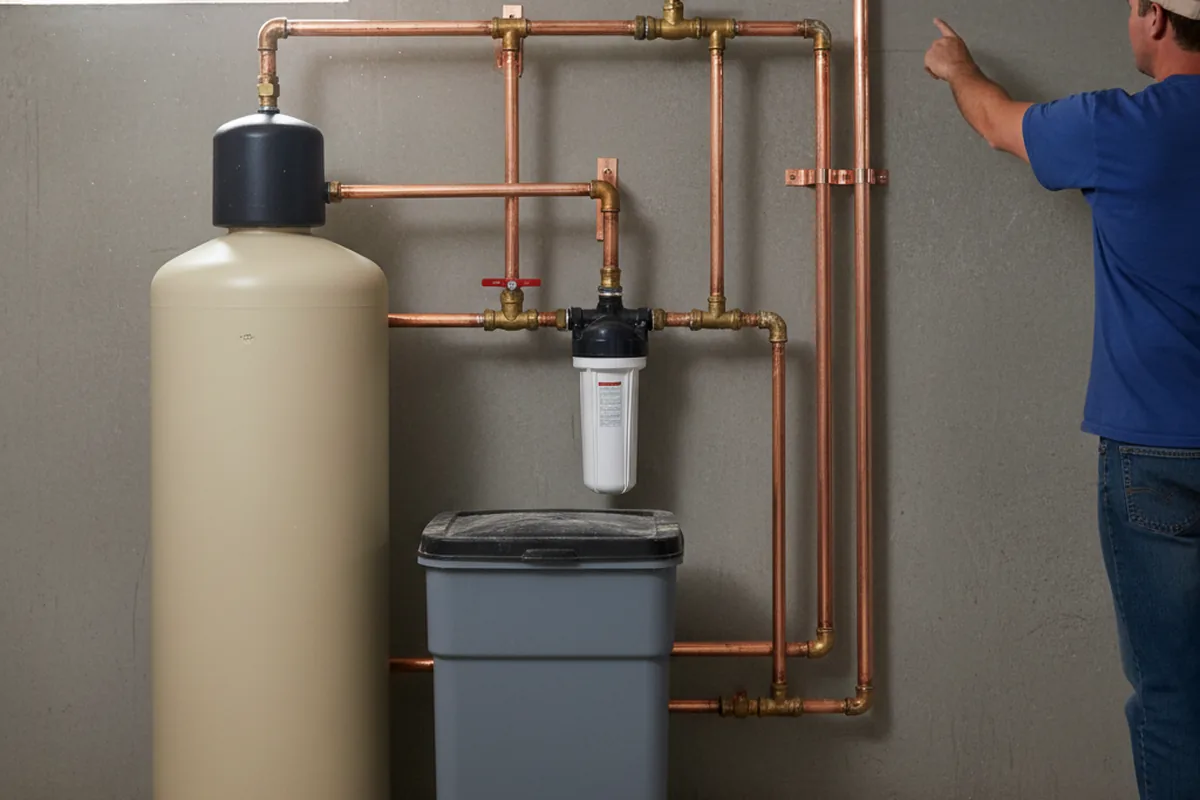 Whole-house water treatment system installed in Tye
